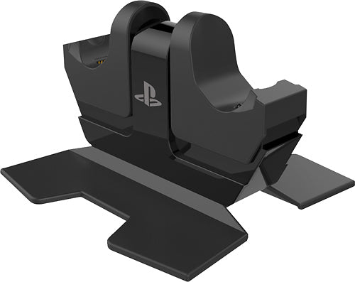 Charge and display your DUALSHOCK 4 wireless controllers with the officially licensed Charging Station for PlayStation 4.