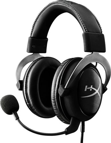 HYPERX Cloud II Wired Gaming Headset: Compatible with Windows, Mac, PS4 and Xbox One consoles; 53mm drivers; independent headset and microphone volume control