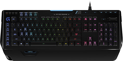 Logitech - Orion Spectrum G910 Wired Gaming Mechanical Romer-G Switch Keyboard with RGB Backlighting - Black