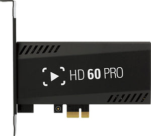 Capture 1080p with 60 fps; built-in Live Streaming feature; hardware H.264 encoding; PlayStation 4, Xbox One, Xbox 360 & Wii U compatible; built-in HDMI; PCIe x1