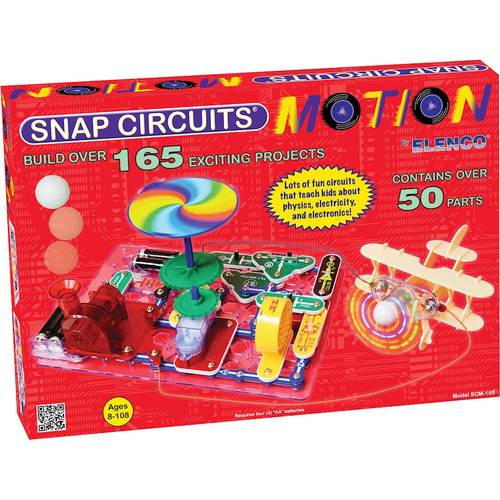 Over 50 parts; 165 projects; motion and physics focused; hands-on education; ages 8 and up