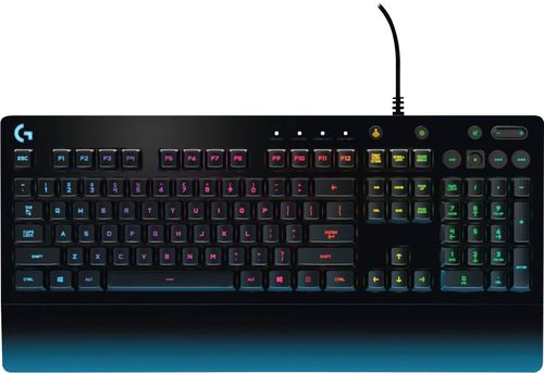 Compatible with PCUSB connectivityButton functions: mute, play/pause, stop, previous track, and moreBacklit keysAdjustable heightPalm rest