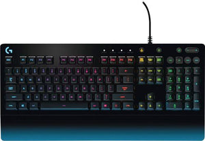 Compatible with PCUSB connectivityButton functions: mute, play/pause, stop, previous track, and moreBacklit keysAdjustable heightPalm rest