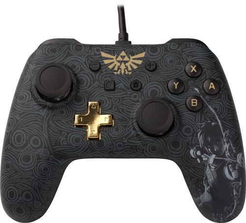 Play your favorite Nintendo Switch games* using this officially licensed PowerA Wired Controller featuring standard ergonomic layout.