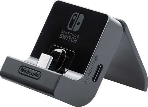 Compatible with Nintendo Switch; AC adapter port; adjustable angle