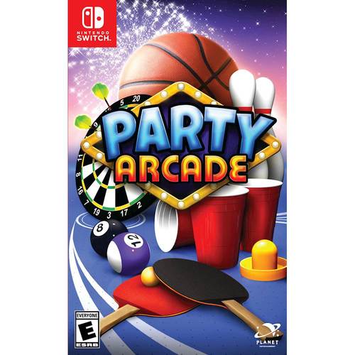 Popular party games set in an immersive arcade environment with multiplayer support
