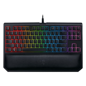 Compatible with PCUSB connectivityBacklit keysRazer Green switchesPalm rest