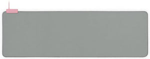 Rubber and cloth constructionRubber base; non-slip; chroma lighting; optical/laser mouse compatible; 16.8 million RGB LED lights; cable (2.1 m)Compatible with most mice
