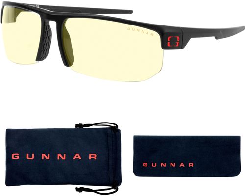 GUNNAR Gaming Glasses; Torpedo; Frame Color: Onyx; Lens Color: Amber