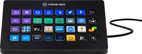 Compatible with PC and MacUSB connectivity32 buttonsBacklit keys