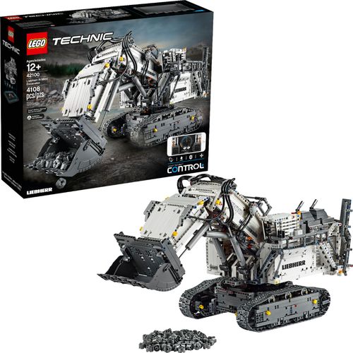 Learn advanced elements of engineering, and build excavator replica; 4,108 pieces; authentic details; operated via LEGO Technic Control+ app; for ages 12 and up