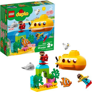 Lets your child build Submarine Adventure; 24 pieces; suitable for ages 2 and up