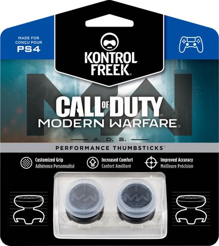 Compatible with PlayStation 4 controllers; 2 high-rise thumbsticks; laser-etched design