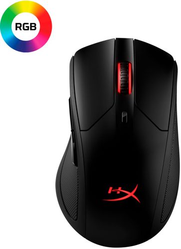 HyperX - Pulsefire Dart Wireless Optical Gaming Mouse with RGB Lighting - Black