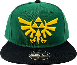 Game-inspired design; cotton material; flat bill; snapback closure; one size fits most