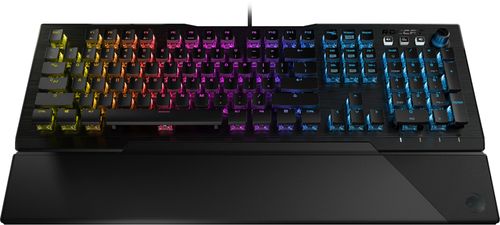 The ROCCAT Vulcan mechanical gaming keyboard represents a powerful combination of technological innovation, robustness and illumination. It marks the first ROCCAT keyboard to feature inhouse-developed Titan Switches. The switches, designed from the ground up, were built for gamers craving a key stroke that was smooth and low-resistance while still being fast
