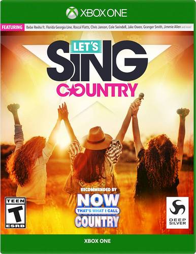 Start the karaoke party in your living room with the hottest tracks of Let's Sing Country