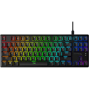 HyperX - Alloy Origins Core Wired TKL Mechanical Red Switch Keyboard with RGB Back Lighting - Black