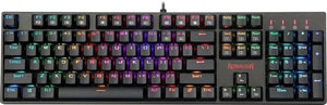 Compatible with PCUSB connectivity104 keysBacklit keysOutemu Red switchesBuilt-in numeric keypad