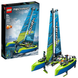 Learn advanced elements of engineering, and build catamaran replica; authentic details; suitable for children ages 8 and up