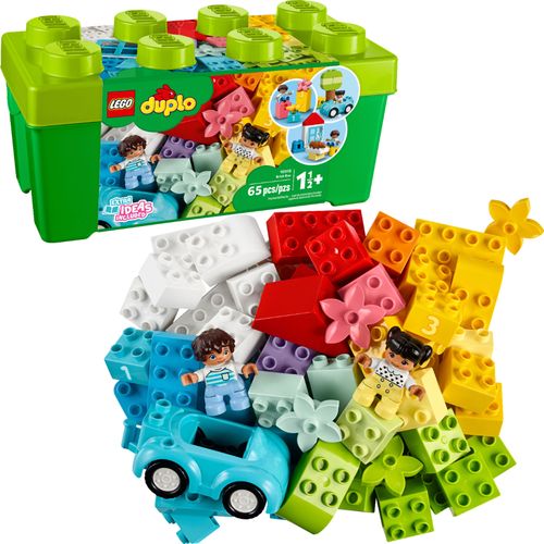 Bricks and pieces play set; 65 pieces; suitable for children ages 18 months and up