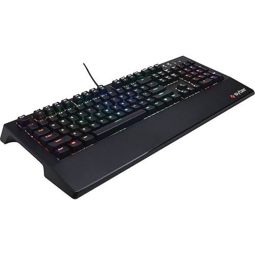 Compatible with PCUSB connectivity12 buttons104 keysBacklit keysKontact Brown switchesBuilt-in numeric keypadPalm rest
