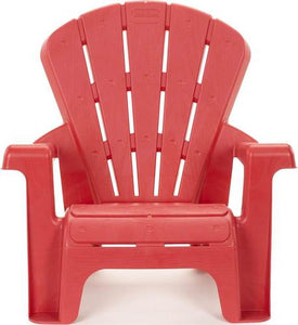 Perfect size for toddlers; stackable design; lightweight construction; up to 50-lb. weight capacity; easy to clean up; contoured back for posture development; for indoor and outdoor use