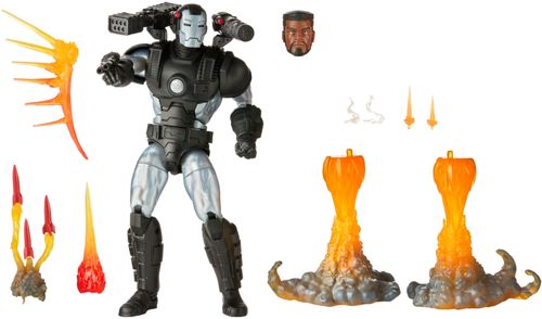 Marvel Legends series 6' War Machine collectible action figure; comic-inspired design; premium articulation and detailing; suitable for children ages 4 and up