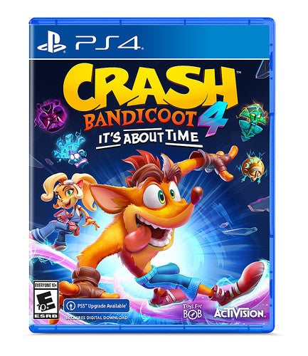 It’s About Time - for a brand-wumping new Crash Bandicoot™ game! Crash fourward into a time shattered adventure with your favorite marsupials.