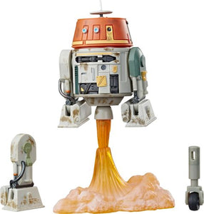 Chopper (C1-10P) droid articulated figure; alows you to recreate scenes from movie; 4 fully articulated limbs; collectible figure; 2 character-inspired accessories included; suitable for children ages 4 and up