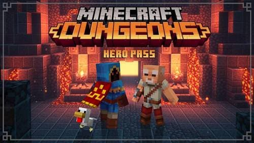 Hero Pass includes Hero Cape, 2 player skins, and chicken pet; features 2 DLC packs when they become available