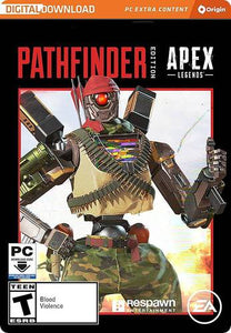 Includes: Legendary 'Full Metal Robot' Pathfinder skin, legendary 'First Blood' Havoc Rifle skin, exclusive 'Molotov Cocktail' Gun Charm, exclusive 'Lone Bot' Badge, 1,000 Apex Coins