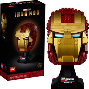Escape the real world with this LEGO&#174; brick build-and-display Iron Man&#8217;s helmet. A rewarding building experience for adult fans of the Marvel movies.