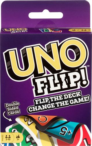 UNO FLIP! ™ Family Card Game, with 112 Cards in a Sturdy Storage Tin,