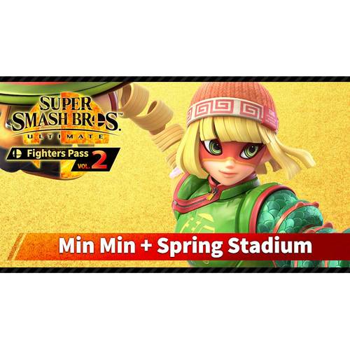 Individual DLC; Min Min fighter; new actions with your opponents; Spring Stadium stage