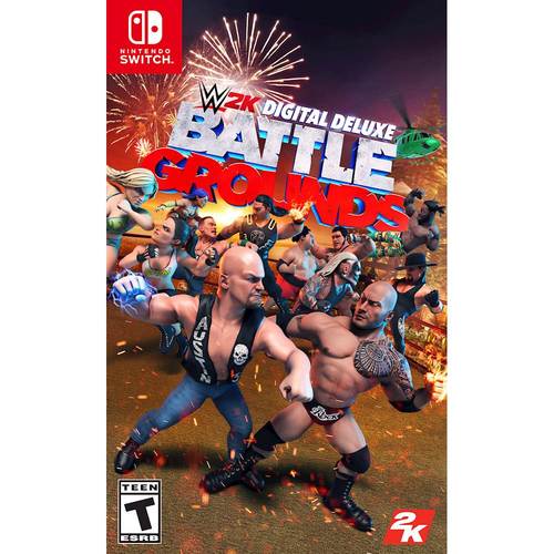 Over 70 WWE Superstars and Legends; pull off over-the-top moves and use your special abilities; create, customize, and edit your own original created characters and Battlegrounds