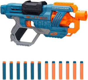 Includes: blaster and 12 darts. Ages 8 and up TO AVOID EYE INJURY:  WARNING: CHOKING HAZARD - Small parts may be generated. Not for children under 3 years.