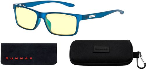 GUNNAR Gaming Glasses; Cruz; Frame Color: Navy; Lens Color: Amber; User: Children