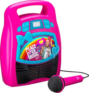 Ekids JoJo Siwa Bluetooth MP3 Karaoke with LED Light Show and wired microphone