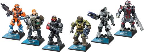 Build  your  own  Halo  universe  with  the  heroes  that  have  earned  their  rank!  Packed  with  premium  decoration,  each  of  these  highly  collectible  micro  action  figures  is  super-poseable  and  come  with  detailed  weapons  and  detachable  armor.