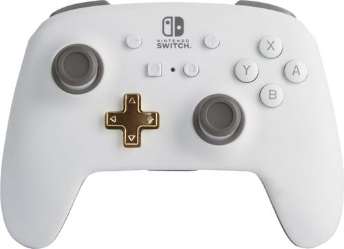 Play your favorite Nintendo Switch games* like a pro with this officially licensed PowerA Enhanced Wireless Controller featuring rechargeable battery, motion controls, mappable Advanced Gaming Buttons, and standard ergonomic layout.