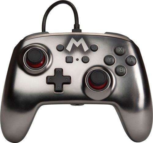 Play your favorite Nintendo Switch games* using this officially licensed PowerA Enhanced Wired Controller featuring a 3.5mm audio jack, mappable Advanced Gaming Buttons, and standard ergonomic layout.