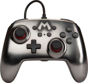 Play your favorite Nintendo Switch games* using this officially licensed PowerA Enhanced Wired Controller featuring a 3.5mm audio jack, mappable Advanced Gaming Buttons, and standard ergonomic layout.