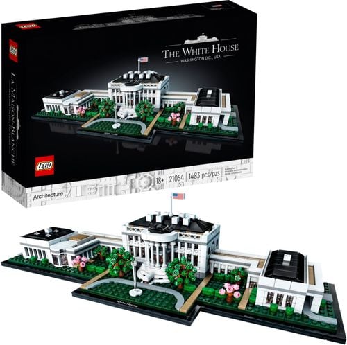 Experience the revitalizing joy of building with this display model of The White House from the LEGO® Architecture collection.