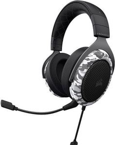 The CORSAIR HS60 HAPTIC Gaming Headset delivers haptic bass that you can feel, powered by groundbreaking Taction Technology&#174;. Enjoy comfort and quality with memory foam ear pads and custom-tuned 50mm neodymium audio drivers, built to last thanks to lightweight and durable construction. A detachable noise-cancelling unidirectional microphone helps your voice come through loud and clear.