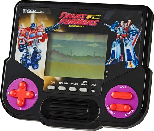 Includes LCD video game and instructions. Ages 8 and up For 1 player WARNING: This toy produces flashes that may trigger epilepsy in sensitized individuals.