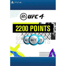 Compatible with PlayStation 4; 2,200 UFC Points; customize your fighter with unlockable gear, emotes, profile cards and more