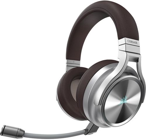 The CORSAIR Virtuoso RGB Wireless SE delivers a high-fidelity audio experience for the most discerning players, combining uncompromising sound quality with all-day, all-night comfort from its premium memory foam earpads and headband. Connect to virtually any device with ultra-low latency SLIPSTREAM CORSAIR WIRELESS TECHNOLOGY, 3.5mm wired, or 24bit/96KHz USB wired.