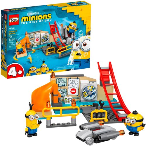 There’s lots for kids to discover with the LEGO® Minions in Gru’s Lab set. With Kevin and Otto Minions figures, they’ll have endless creative fun too.
