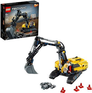 Inspire kids who love construction vehicles or excavator toys to build something new with the LEGO&#174; Technic&#8482; Heavy-Duty Excavator 2-in-1 model.